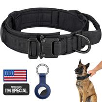 Coleira tática para cães de nylon ajustável DAGANXI para médio/grande Coleira tática para cães de nylon ajustável DAGANXI para médio/grande