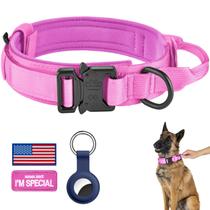 Coleira tática para cães de nylon ajustável DAGANXI para médio/grande