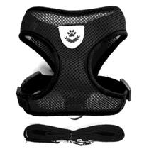 Coleira Tipo Peitoral GG Preto para Cachorro Snel Home Coleira Tipo Peitoral GG Preto para Cachorro Snel Home