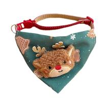 Coleira Triangular Vermelha De Natal Para Pets, Acessórios Festivos Para Gatos E Cães, Suprimentos