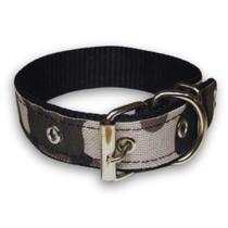 Coleira Xadrez 25mm para Cachorro Nicapet Cor Preta nº 5