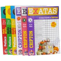 Coletânea Cripton Cripto Criptograma Kit 6 Livros