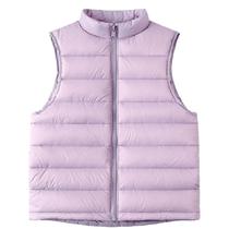 Colete Acolchoado Infantil Happy Cherry - Resistente à Água, Roxo, 90% Penugem