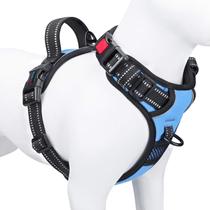 Colete ajustável refletivo PHOEPET para cães XL Baby Blue Colete ajustável refletivo PHOEPET para cães XL Baby Blue