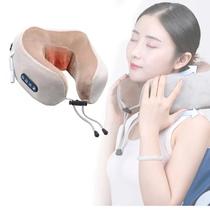 Colete Almofada Massageador Cervical Lombar Pescoço Portátil Aparelho Relaxante Muscular Dores-