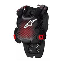 Colete Alpinestar A1 Pro Chest Protector Preto Vermelho Colete Alpinestar A1 Pro Chest Protector Preto Vermelho