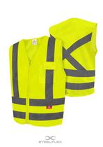 Colete Amarelo Fluor Refletivo 1 Bolso Xxg - Steelflex