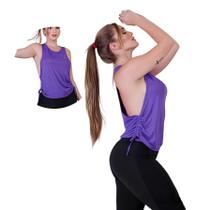 Colete Amarrado Regata Fitness Dry fit Furadinha Academia Colete Amarrado Regata Fitness Dry fit Furadinha Academia