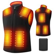 Colete aquecido JS LifeStyle para homens com bateria de 18400mAh