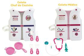 Colete Barbie Profissões Colete Barbie Profissões