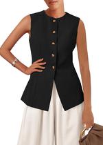 Colete blazer KIRUNDO, moderno para mulheres, elegante, casual para negócios