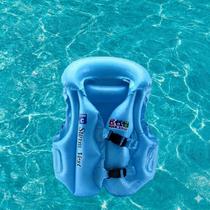 Colete Boia Inflável Infantil 60cm Maior Segurança e Conforto (3 a 6 anos) COR:AZUL Colete Boia Inflável Infantil 60cm Maior Segurança e Conforto (3 a 6 anos) COR:AZUL
