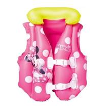Colete Boia Inflável Infantil Disney Minnie Até 25kg Bestway - Bel Lazer