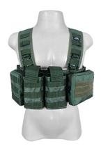 Colete Chest Rig Modular Tático com 4 acessórios JA Rio Militar