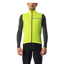 Colete Ciclismo Castelli Squadra Corta Vento Yellow Fluo