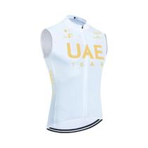 Colete Ciclismo Sem Mangas De Secagem Rápida Branco Para Homens E Mulheres BORAFUL Team UAE