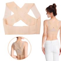 Colete Cinta Modeladora Corretor Costas Coluna Lombar Postura 2XL/3XL - BOX EDILSON
