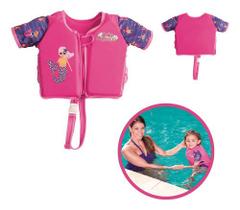 Colete Com Espuma Infantil Manga Curta Swim Safe Mor 30kg Colete Com Espuma Infantil Manga Curta Swim Safe Mor 30kg