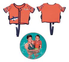 Colete Com Espuma Manga Curta Até 30kg Tira De Segurança