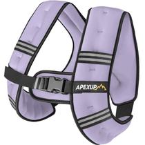 Colete com Peso APEXUP 2,3 kg Lilás Pastel Refletivo