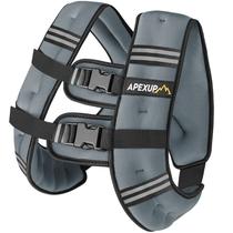 Colete com Peso APEXUP 25 lb para Corrida e Fitness com Faixas Refletivas Colete com Peso APEXUP 25 lb para Corrida e Fitness com Faixas Refletivas