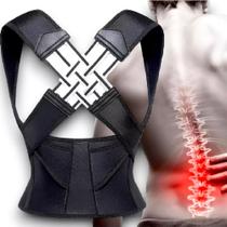 Colete Corretor de Postura de Compressão Alinha Coluna e Melhora Dores no Corpo Lombar Ultraforte