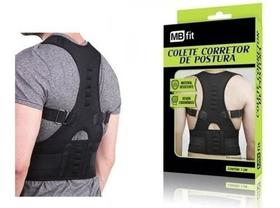 Colete Corretor De Postura Unissex Preto Mb Fit