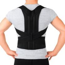 Colete Corretor Postural Ajustável para Coluna Lombar Dorsal e Cervical
