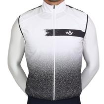 Colete Corta-Vento Estampado Branco Degrade Unissex WV Team