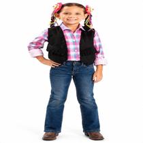Colete Country Infantil Unissex Festa Junina Franja Colete Country Infantil Unissex Festa Junina Franja