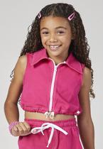 Colete Cropped Pink Mylu Colete Cropped Pink Mylu