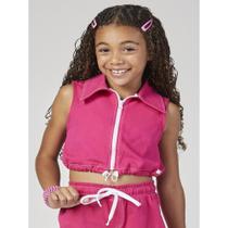 Colete Cropped Pink Mylu Colete Cropped Pink Mylu