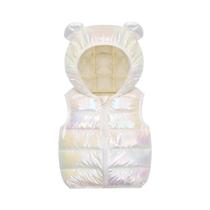 Colete De Algodão Com Capuz Para Meninos E Meninas, Quente Para Outono E Inverno, Jaqueta Infantil Colete De Algodão Com Capuz Para Meninos E Meninas, Quente Para Outono E Inverno, Jaqueta Infantil