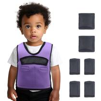 Colete de Compressão Oboist Infantil Extra Pequeno Roxo com Peso Colete de Compressão Oboist Infantil Extra Pequeno Roxo com Peso