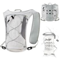 Colete de corrida Runlight com mochila de hidratação 1,5 L refletivo Colete de corrida Runlight com mochila de hidratação 1,5 L refletivo