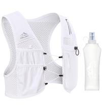 Colete de corrida Zelvot M/G com soft flask de 500 ml branco Colete de corrida Zelvot M/G com soft flask de 500 ml branco