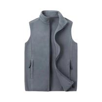 Colete De Fleece Masculino plus Size Quente Para Outono E Inverno, Sem Mangas, Em Cashmere