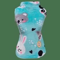 Colete de Inverno Fleece Tiffany Bichinhos para cachorro e gato