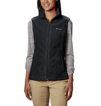 Colete de lã Columbia Benton Springs para mulheres preto 3X Colete de lã Columbia Benton Springs para mulheres preto 3X