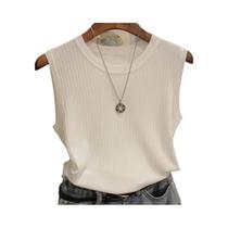 Colete de Malha Feminino Sem Mangas - Casual, Fino e Estiloso para o Verão