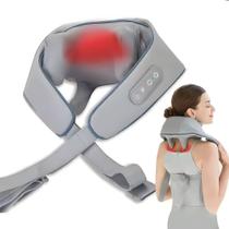 Colete de Massagem 5D Elétrico Bivolt Shiatsu Pescoço, Ombro, Costas Lombar
