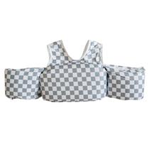 Colete de natação Ava + Oliver Toddler Floaties 11-23 kg Sage Checker