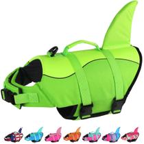 Colete de natação Dog Life Jacket Dogcheer Cute Shark para cães verde Colete de natação Dog Life Jacket Dogcheer Cute Shark para cães verde