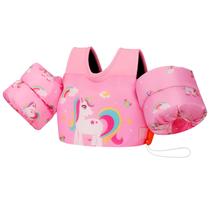Colete de natação MoKo Toddler Floaties 6-14-14 kg com apito de emergência