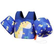 Colete de natação MoKo Toddler Floaties 6-14-14 kg com apito de emergência