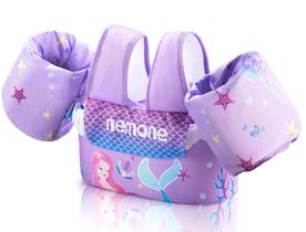 Colete de natação NEMONE Toddler para crianças de 10 a 32 kg com asas de água no braço Colete de natação NEMONE Toddler para crianças de 10 a 32 kg com asas de água no braço