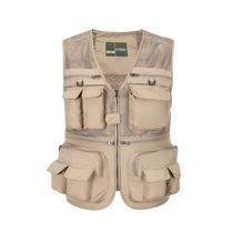 Colete de pesca Spanye para homens, verão ao ar livre, casual, viagem 3XL