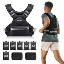 Colete de Peso Ajustável PACEARTH 9 a 14,5 kg com Bolso Colete de Peso Ajustável PACEARTH 9 a 14,5 kg com Bolso