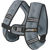 Colete de Peso APEXUP 2,3 kg com Faixas Refletivas para Corrida e Treino Colete de Peso APEXUP 2,3 kg com Faixas Refletivas para Corrida e Treino