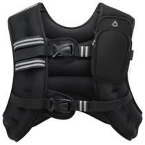 Colete de Peso ZELUS 9kg com Faixa Refletiva para Treino